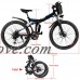 Flagup 26” Full Suspension Folding Electric Mountain Bike with Large Capacity Lithium-Ion Battery (36V 250W) | 21-speed Shimamo Gear | 3 speed Modes | 25KM/H Speed - B07BNG9DFJ